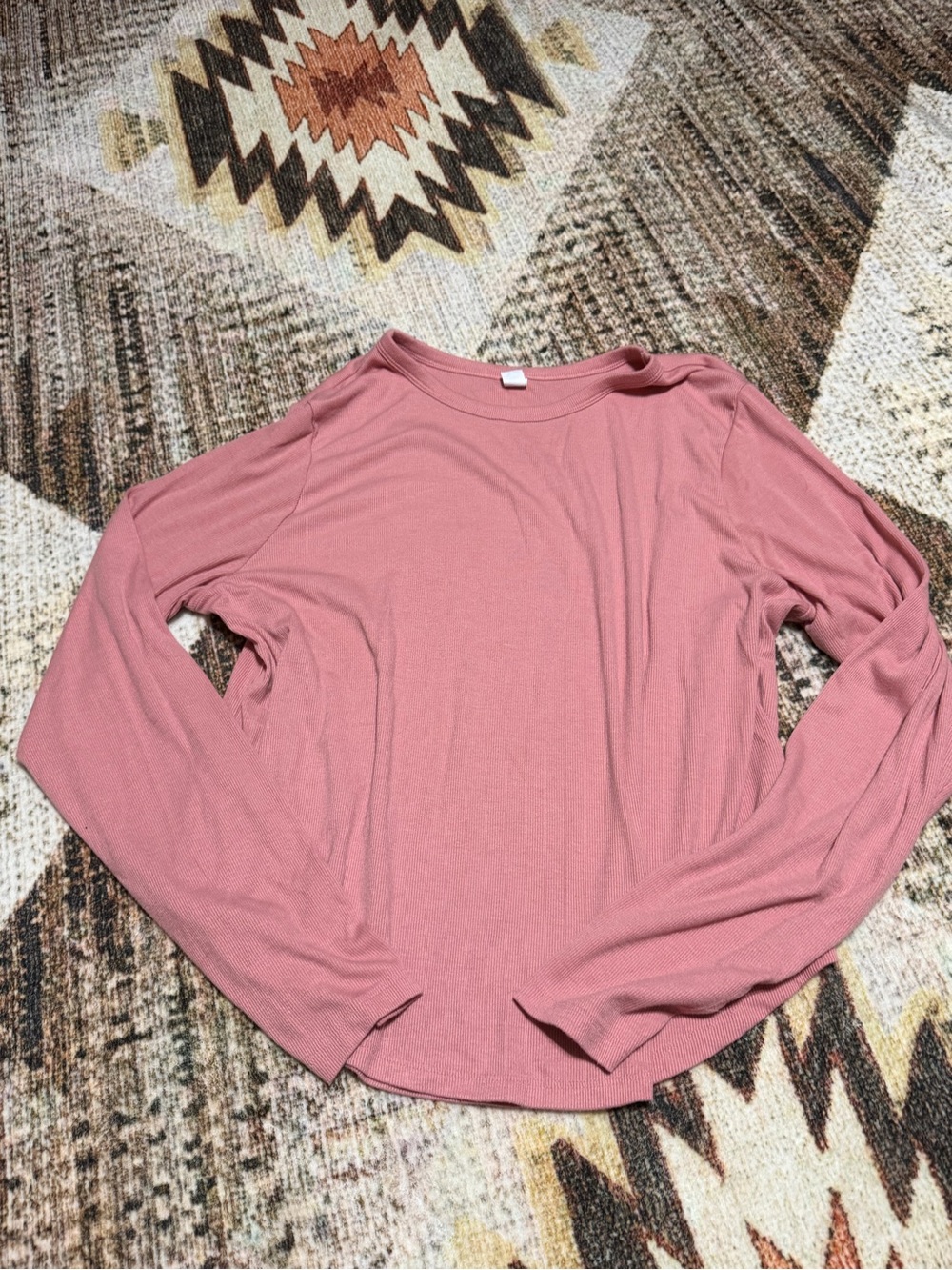 Ultralite Long Sleeve Tee in Pink Size 2X